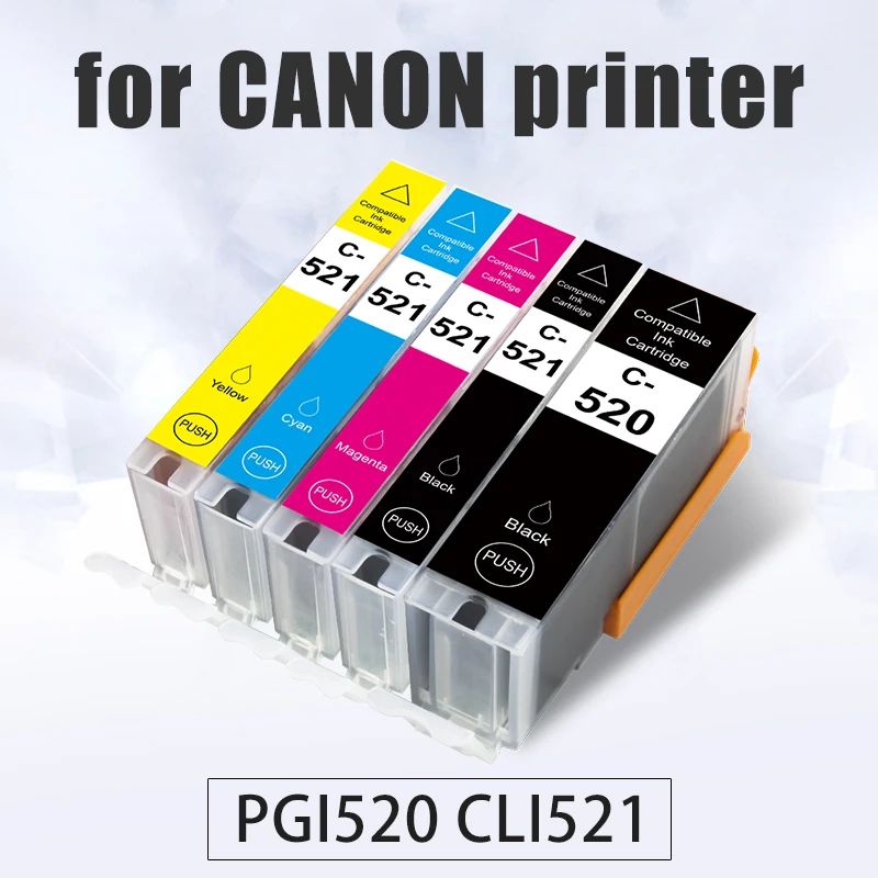 Картридж Topcolor 520 521 для Canon Pixma MP540 MP550 MP560 MP620 MP630 MP640 3600|Чернильные картриджи| |