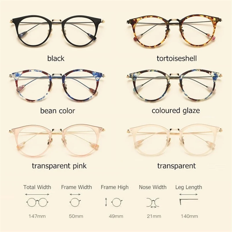 Корейские ультралегкие оптические очки TR90 оправа для женщин винтажные