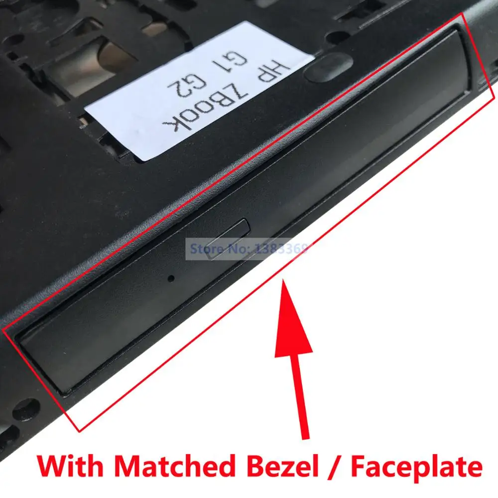 Переходник SATA для 2-го жесткого диска SSD HDD HP ZBook 15 17 G1 G2 с лицевой панелью и