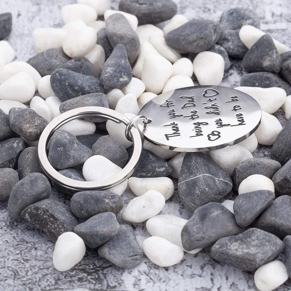 Подарок на день отца брелок для папы шаг папа свадебные подарки невесты жениха от