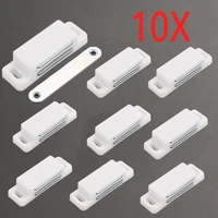 myhomera 10 sets strong door magnetic closer cabinet door catch latch magnet suction bar silence non flapping cupboard wardrobe