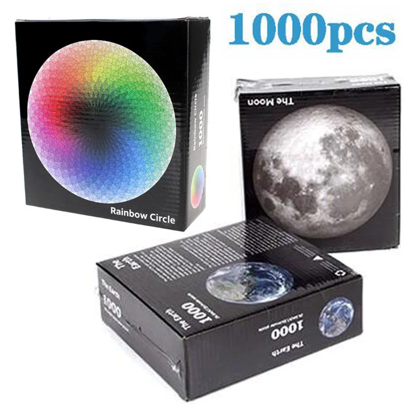 1000 шт./компл. красочная Радужная круглая Геометрическая фотоголоволомка для