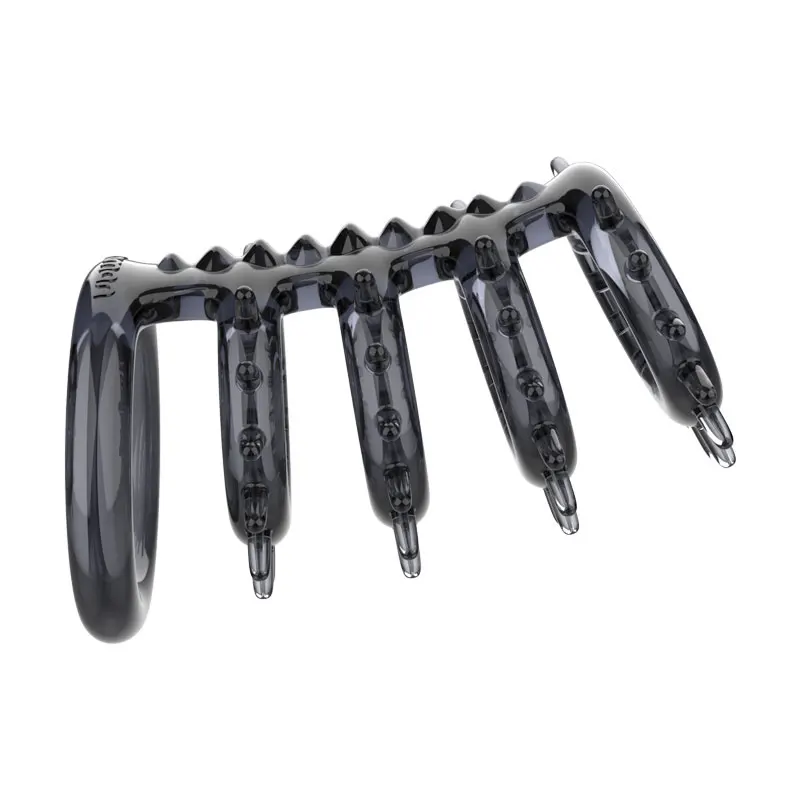 Кольцо для оргазма с несколькими кольцами кольца на член удлинитель члена мужчин