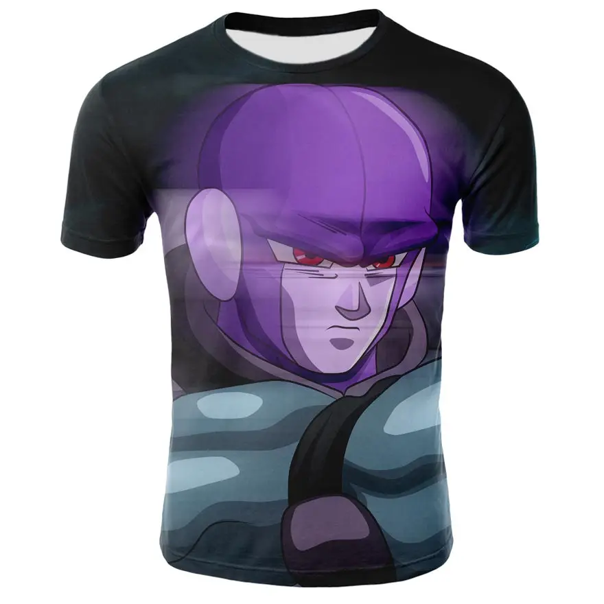 2019 летние Dragon Ball Z Супер Саян футболка Goku с принтом короткий рукав футболки