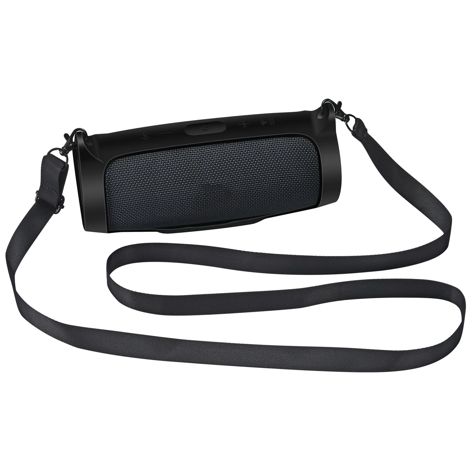 

Shockproof Silicone Speaker Protective Cover For JBL Charge Essential Bluetooth Speaker Travel Carrying Case with Shoulder Strap