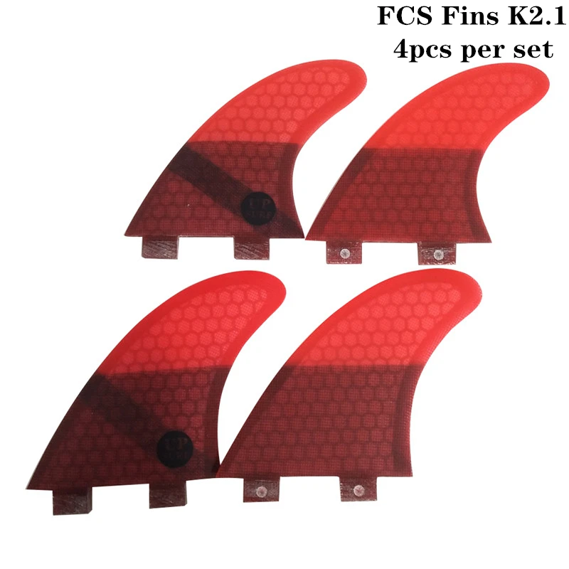 Плавник для серфинга FCS K2.1 плавники голубого/зеленого/Красного/черного цвета