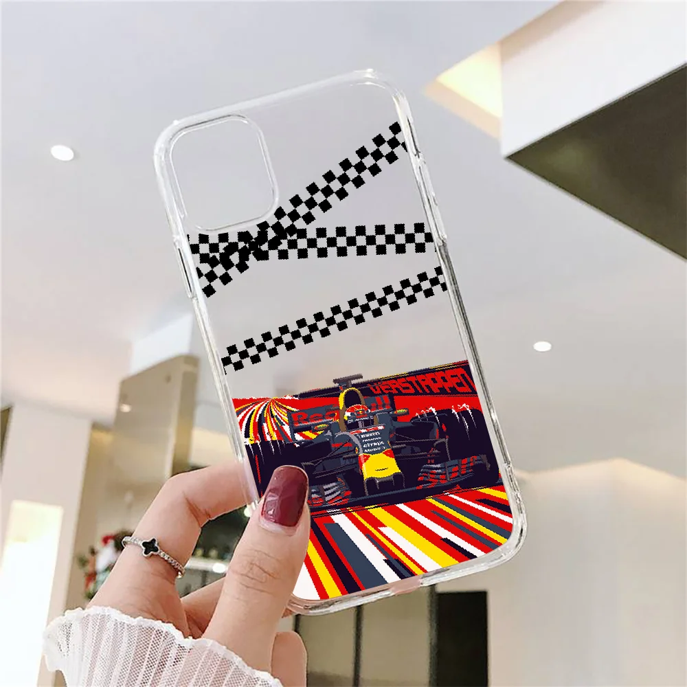 Чехол для телефона Formula 1 Racing Car F1 прозрачный для Xiaomi Mi Max Note 3 A2 A3 8 9 9T 10 Lite Pro Ultra прозрачный бампер в трендовом стиле.