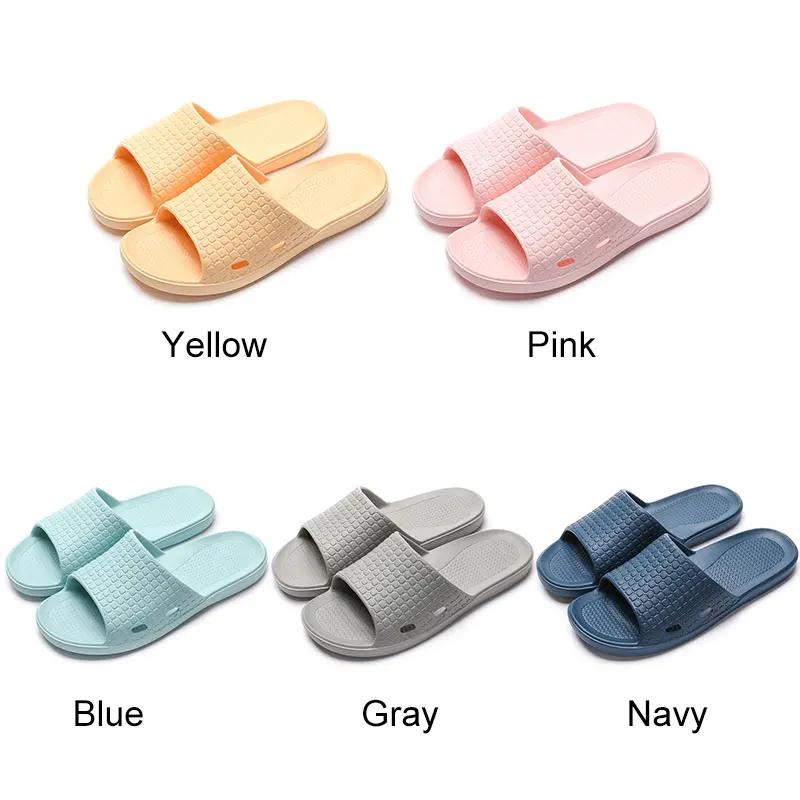 

Litthing Bathroom Shower Slippers For Women Summer Soft Sole High Quality Beach Shoes Female Indoor Home House Pool Slipper