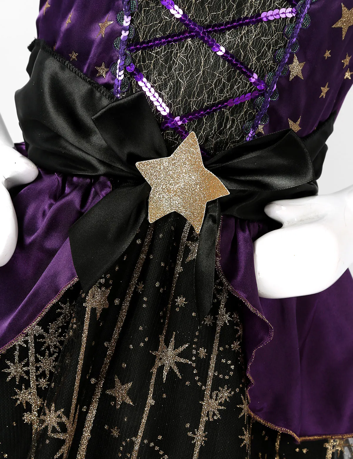 Детские карнавальные костюмы на Хэллоуин для девочек Платье ведьмы