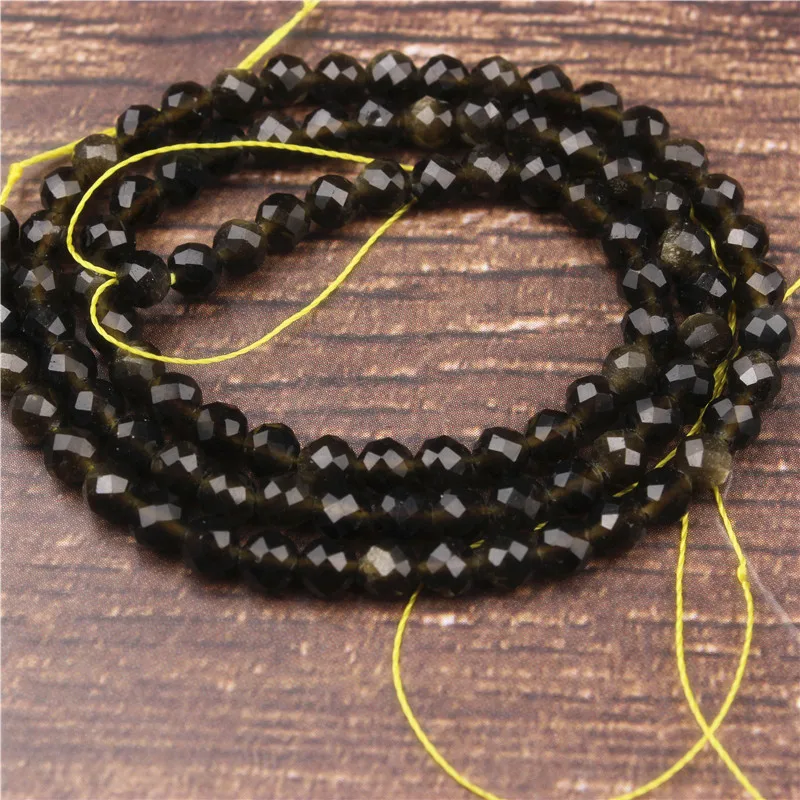 

LanLi 2/3/4mm Jin Yao small beads fashion jewelry interval loose beads DIY bracelet necklace earrings and accessories