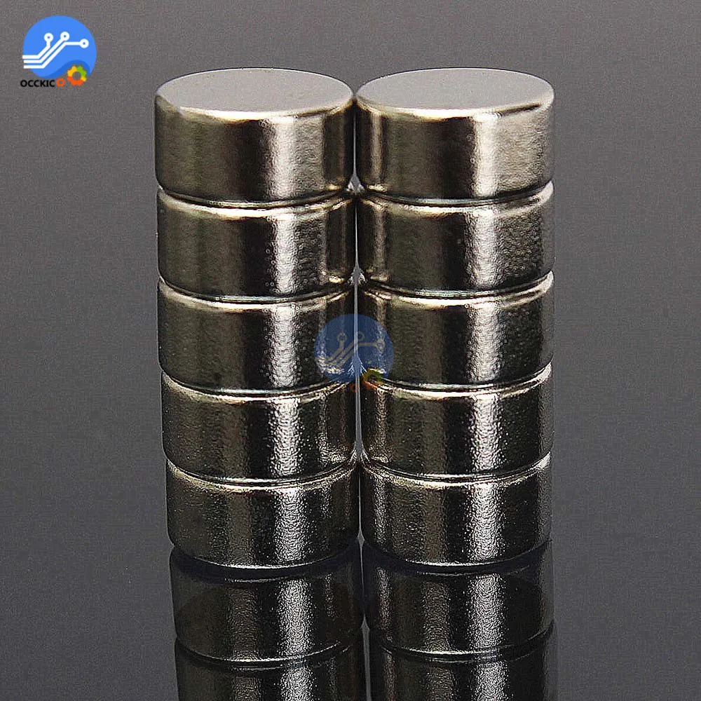 Новый мощный Круглый цилиндрический редкоземельный магнит 10 шт. 10х5 мм