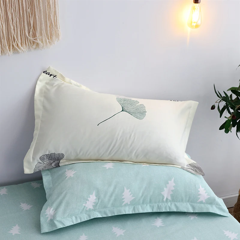 Скандинавский набор пододеяльников для пуховых одеял с листьями и звездами