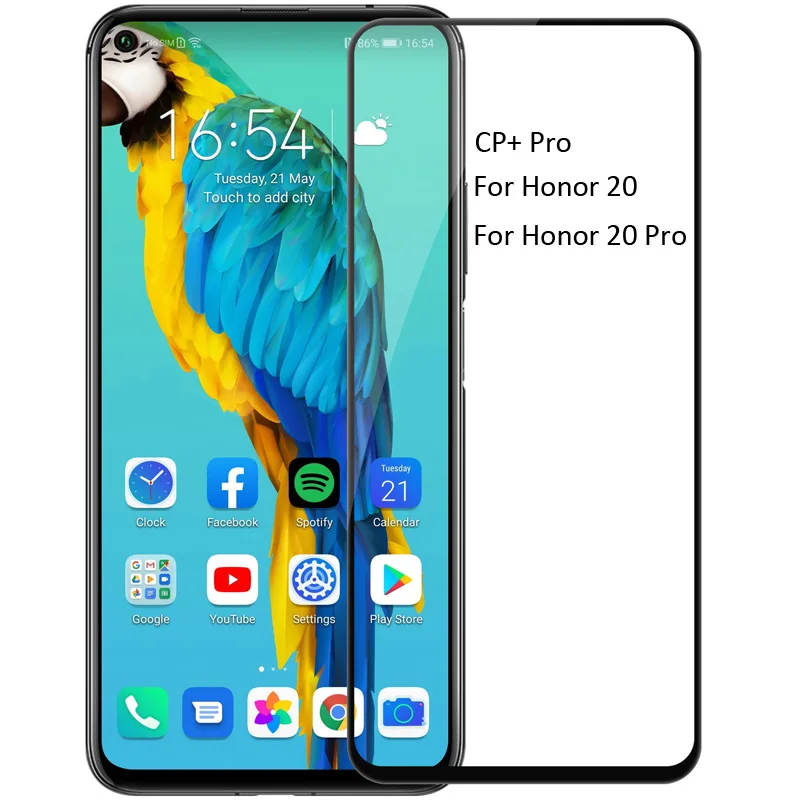 Nillkin XD CP+ Max закаленное стекло для huawei Honor View 20 Pro V20 на весь экран клеевой чехол изогнутый защитный олеофобный - Цвет: Black