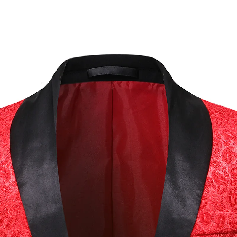 Мужской Жаккардовый костюм с пейсли размеры XL | Мужская одежда