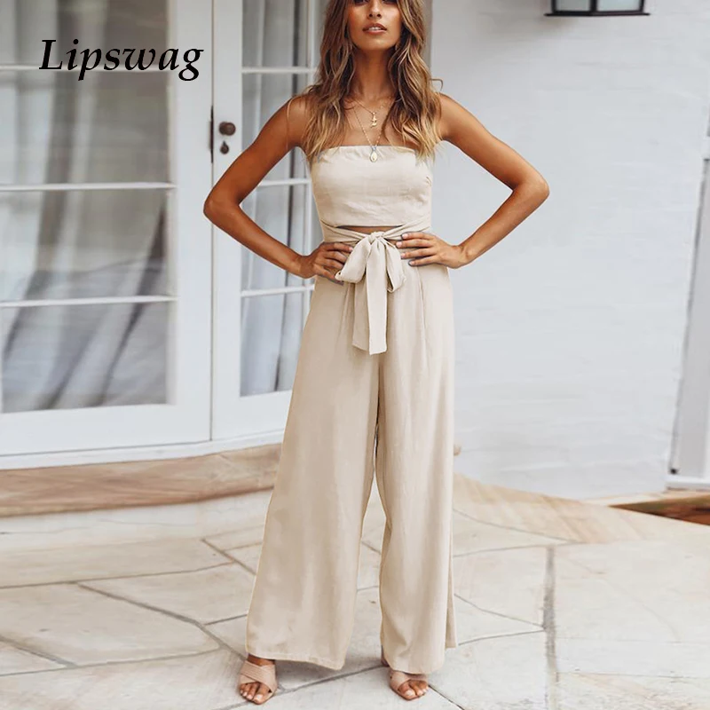 

2022 Spring and Summer New Casual Fashion Suit Sexy Backless Slim Fit Pants European and American Straight Trousers Suit