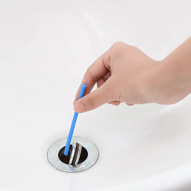 12/set Sani Sticks Oil Decontamination The Kitchen Toilet Bathtub Drain Cleaner Sewer Cleaning Rod Convenient Hair Clear | Дом и сад