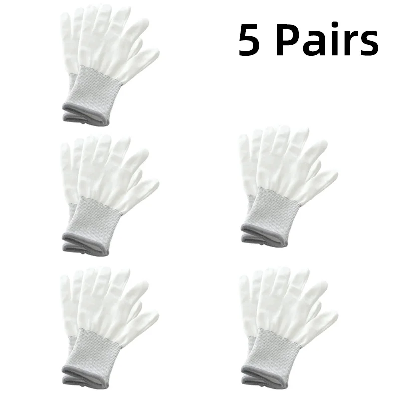 

5 пар виниловых автомобильных перчаток Антистатическая оконная пленка тонировка рабочие перчатки углеродное волокно наклейка Инструменты для установки