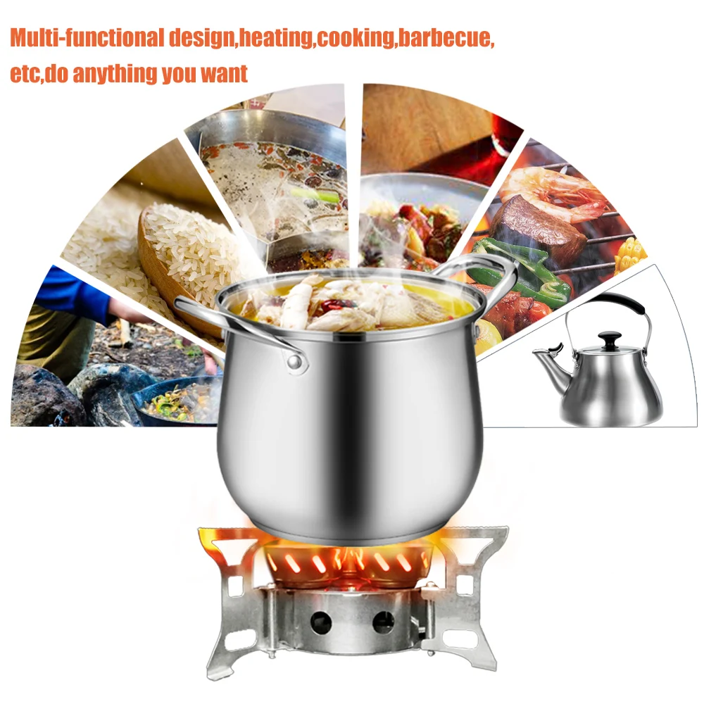 

11000W High Power Camping Stove Fierce Fire Windproof Three Core Head Camp Oven For Outdoor Hiking Family Picnic Cooking Stove