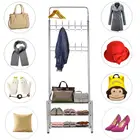 Домашняя напольная стойка для одежды, шляп, обуви, современная вешалка для одежды, напольная вешалка, шкаф для хранения, сушилки для одежды HWC