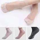 Весенне-летние женские чулки, носки, повседневные Нескользящие мягкие прозрачные носки для девочек и женщин