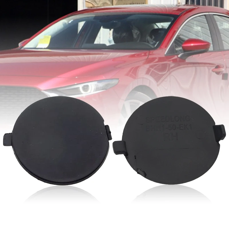 

NEW-BHN1-50-EK1-BB BHN1-50-EL1-BB Car Rear Bumper Tow Hook Cover Cap for Mazda 3 2014 2015 2016
