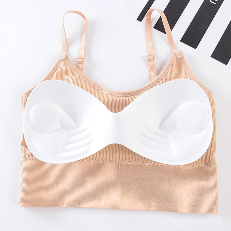 Спортивный бюстгальтер для бега йоги дышащий тонкий бесшовный топ против пота