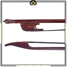 Профессиональный бант из змеиного дерева, 16 дюймов, альтовый бант в барочном стиле, круглая палочка, черный конский волос, ручная работа, бант, хорошо сбалансированный