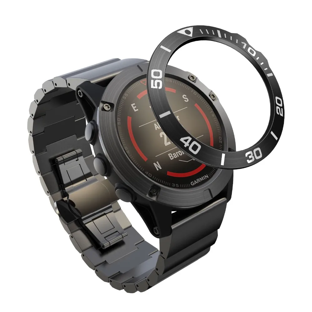 Безель, кольцо, умные аксессуары для Garmin Fenix 5 5X3 3HR, браслет для часов, клейкая крышка, металлическое кольцо с защитой от царапин, Безель