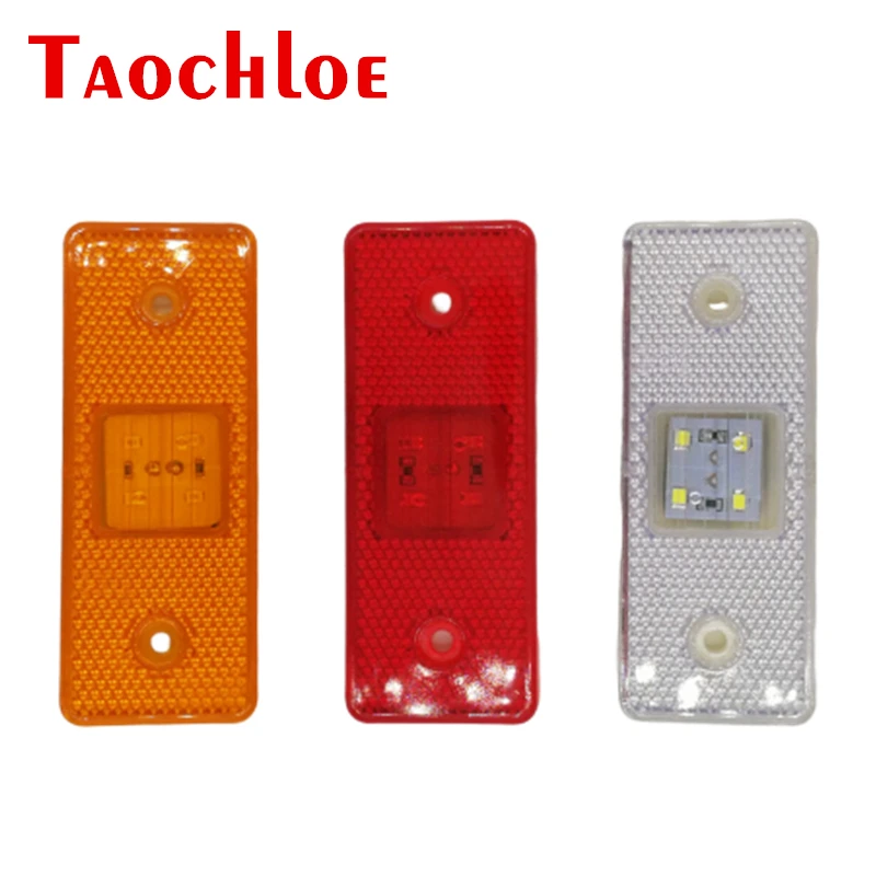 2 шт. светодиодный в 24 В светодиодная отражающая лампа задний фонарь для