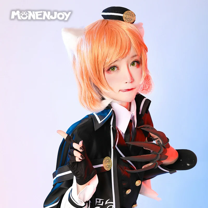 

Monenjoy Arknights Mousse Cosplay Wig Yellow White Gradient Cos Hair