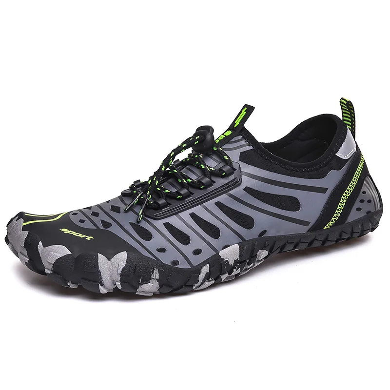 

Outdoor Sport Shoes Nonslip Flat Upstream Beach Sea River Water Shoes Lightweight Man Hiking Shoes Breathable Soft Aqua Sneakers