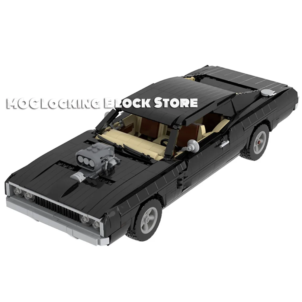

Technic Car Model Challenger Diy Building Blocks Creator technic Series Car Model Compatible With Technic Blocks Toys For Kids