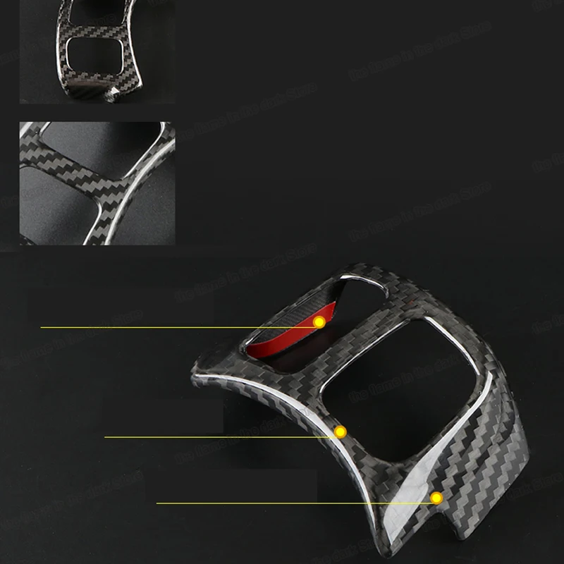 

Lsrtw2017 for Lexus Nx NX200 300 200t 300h IS300 Car Steering Wheel Button Frame Real Carbon Fiber Interior Mouldings