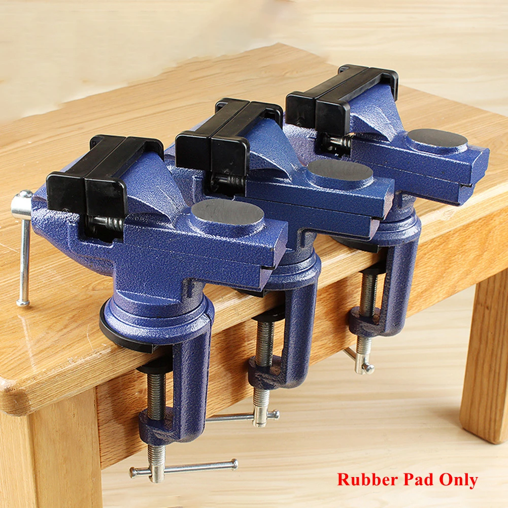

4Pcs/set 50/60/70/80mm Anti-slip Rubber Pad For Bench Vise Small Vise Table Pad Carpentry Joinery Use 4 - Sizes