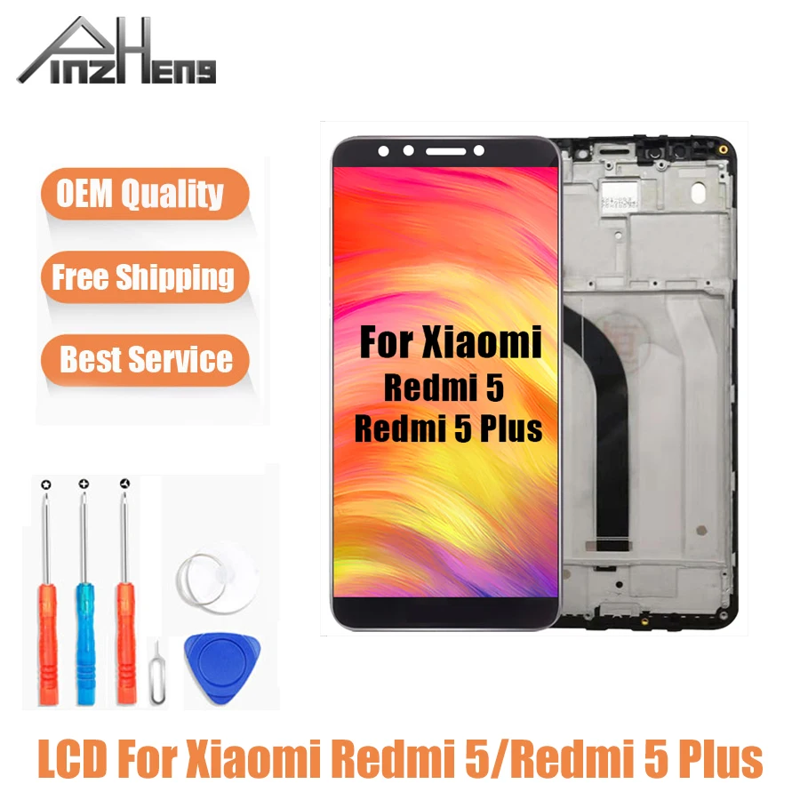 ЖК дисплей AAAA для Xiaomi Redmi 5 Plus экран с дигитайзером в сборе сменный экран|Экраны