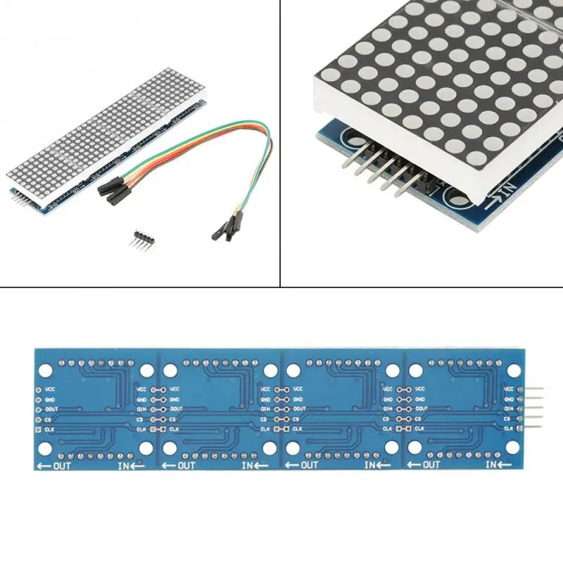 Матричный модуль 4 в 1 матричный дисплей драйвера матричная плата контроллер MCU |