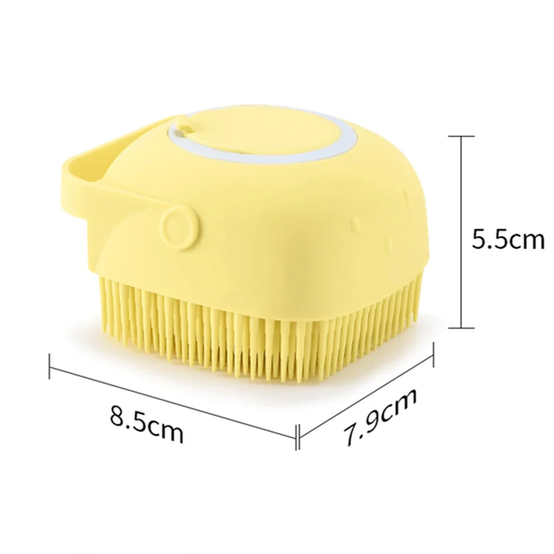

New Bath Brush Soft Silicone Bath Scrubber Showers Cleaning Tool Dirt Remover Massage Back Scrub Showers Bubble Non-toxic Brush