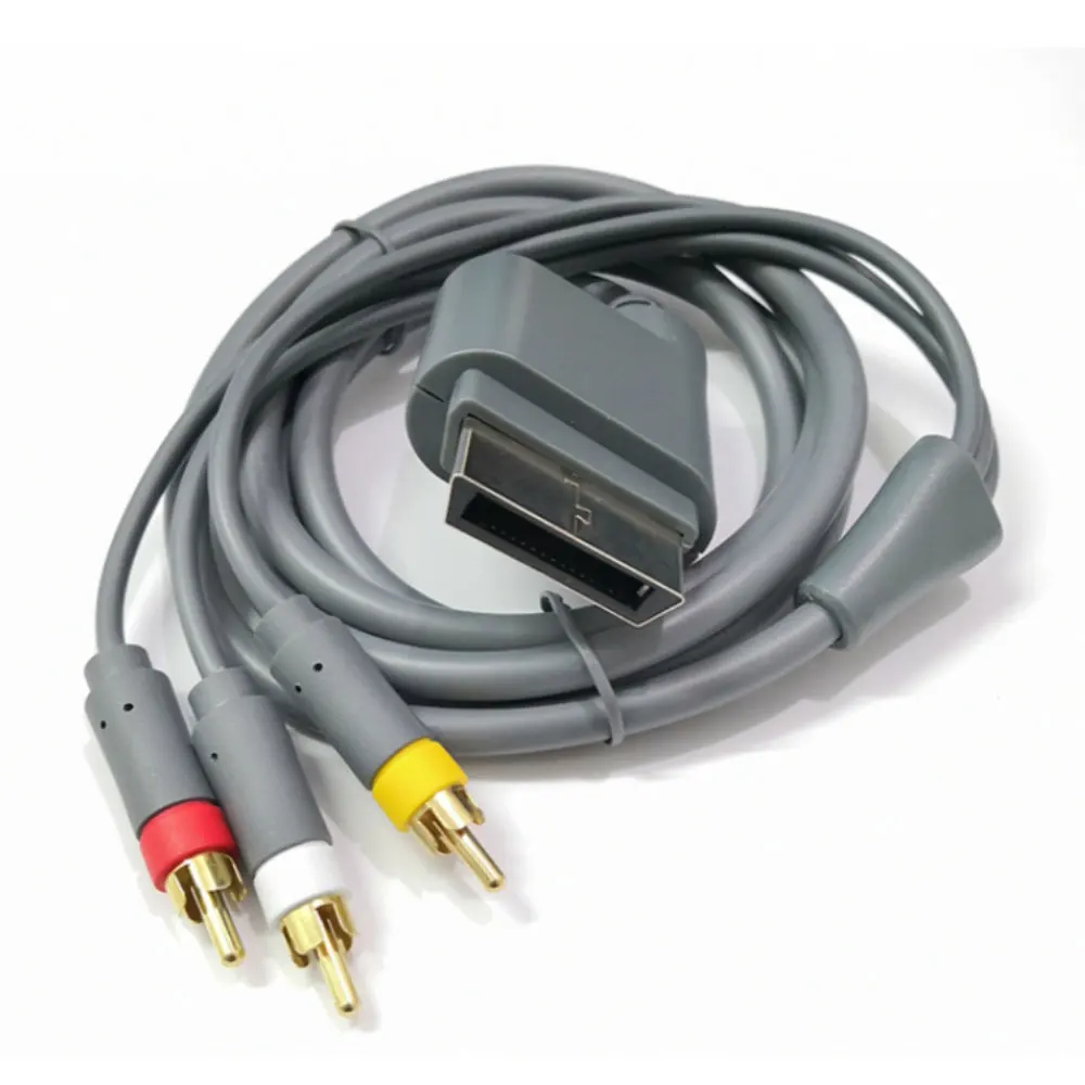 Композитный кабель HD TV Кабель-адаптер AV аудио и видео 1 8 м для Microsoft Xbox 360/360 Slim |