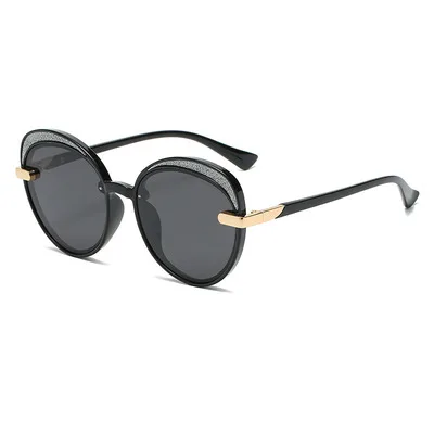 

New Trend Sunglasses For Couple Fashion Big Frame Sunglasses Color Matching Personality Flashing Tide Polarized Light 2021 Style