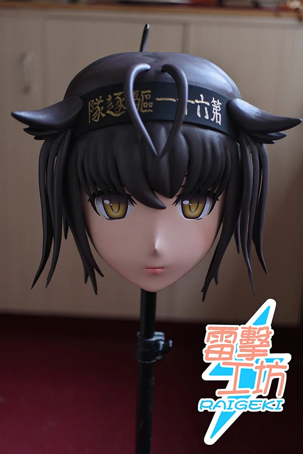 

(S-KM239) Качественная маска кигуруми из смолы для косплея, для женщин и девочек, японские герои мультфильмов, правила призраков, животных, тран...