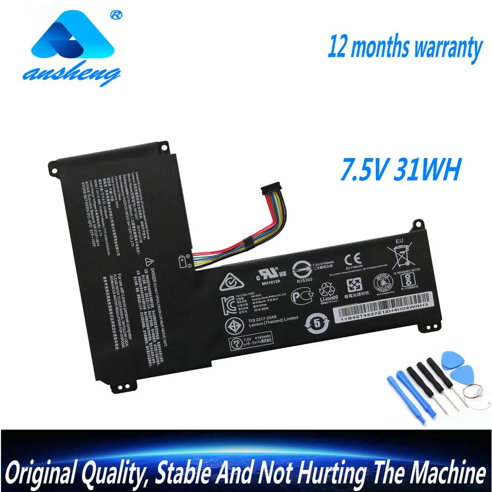 Подлинный 0813007 NE116BW2 Аккумулятор для ноутбука Lenovo Ideapad 120S 120S-14IAP S130-14IGM 5B10P23779 2ICP4/59/138 SN3N001 7,5 V 32Wh