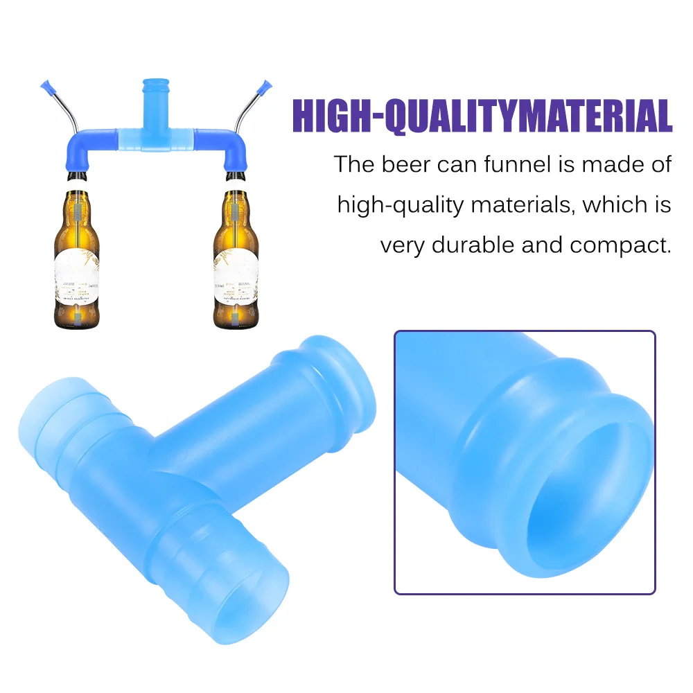 Двойной шатун для пивных бутылок поилка воронка аксессуары пива|Другие