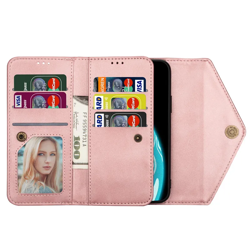 For samsung galaxy S22 S21 note 20 10 pro 9 8 s20 ultra s10 s9 s8 plus A21S 13 51 71 50 70 case cover wallet card Leather