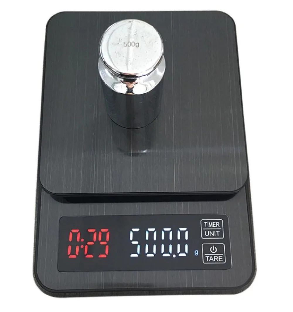 

multifunctional Mini LCD Digital Electronic Drip kitchen Coffee scale 3kg/5kg/10kg 0.1g Weight Household Drip Scale Timer