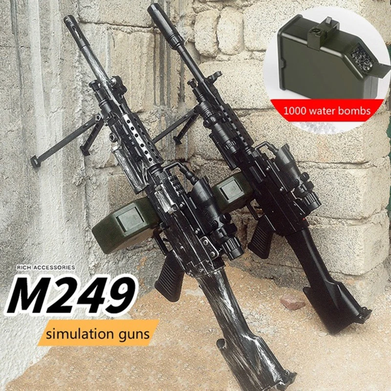 M249 водяной пистолет для детей подарки на день рождения безопасная/Веселая 2020