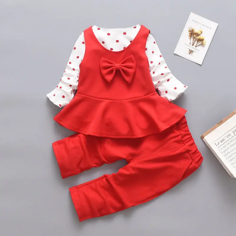 

BibiCola Baby Girl Clothing Sets Children Clothing Casual Tracksuits Baby Girl Outfits Kids Clothes Set Cartoon Tops+Pants 2PCS