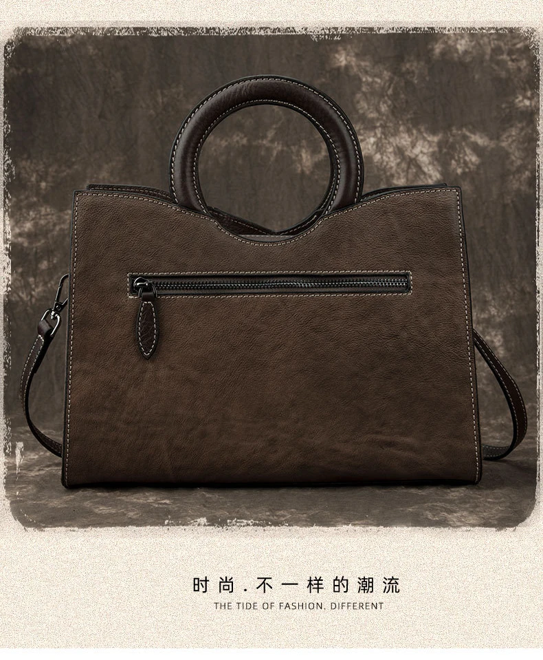 

2022 new female bag Chinese style Retro Rose flower Genuine Leather Cowhide One shoulder messenger portable