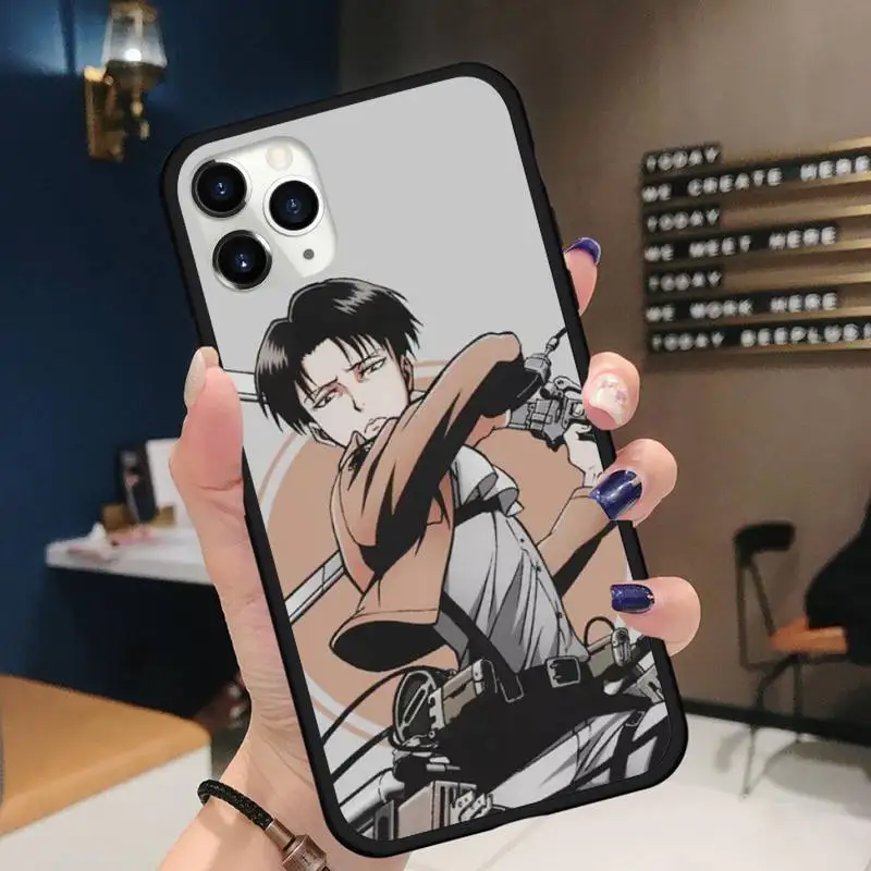 

Anime Attack On Titan cartoon Phone Case for iPhone 11 12 pro XS MAX 8 7 6 6S Plus X 5S SE 2020 XR