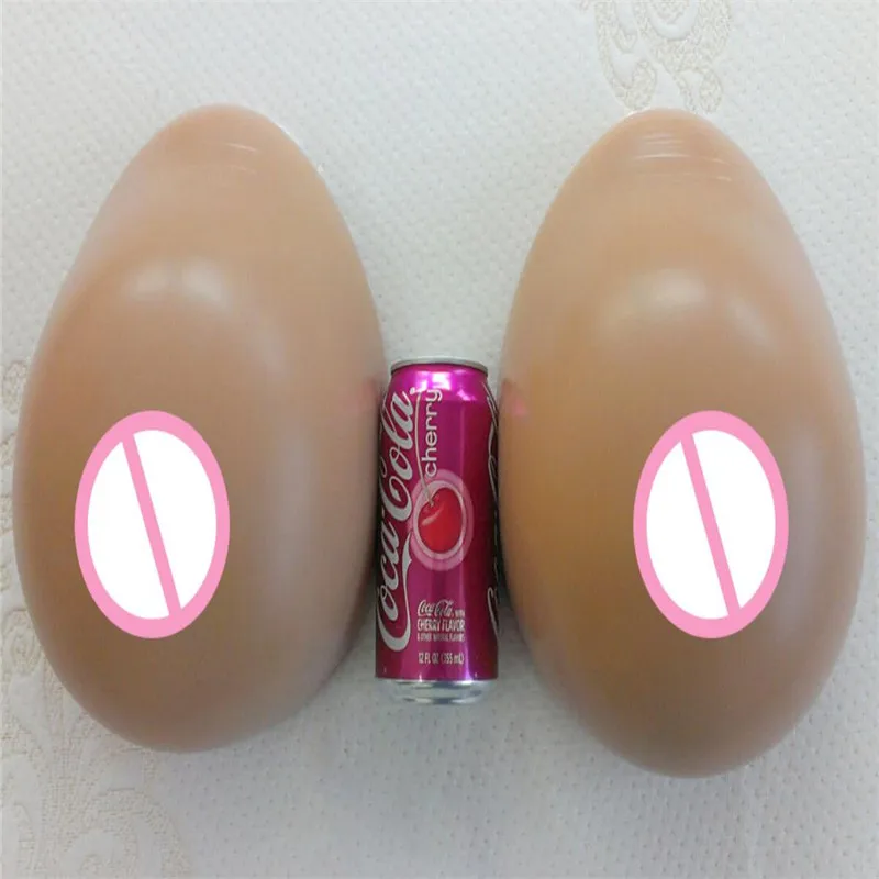 New 6000g Huge Silicone Breast Forms Suntan False Big Breast for Crossdresser Transgender Enhancer Drag Queen Mastectomy Shemale