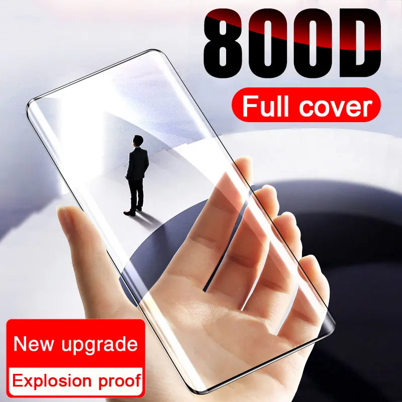 Фото Защитное стекло 800D для Huawei P40 P30 P20 Pro Lite Mate 20 30 | Мобильные телефоны и аксессуары